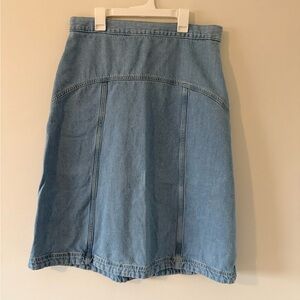 Old Navy Denim A-Line Skirt in Light Blue